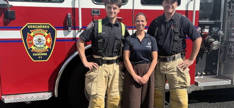 La collecte de sang de la mairesse et des pompiers de Verchères